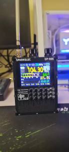 New DP-666 TEF6686 Radio High Sensitivity Full Band FM AM LW MW SW Shortwave ESP32 RDS 2.8 inch IPS LCD