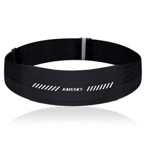 HAISSKY เอวยางยืดกระเป๋าสำหรับไอโฟน 17 16 15 โปรแม็กซ์ 17 แอร์ 16 อี 14 พลัสเสี่ยวมี่กีฬากลางแจ้งบางเฉียบเอ้าท์แพ็ค