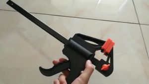 แคลมป์จับชิ้นงาน ปากกาจับไม้ แคล์มจับงานไม้ ขนาด  F clamp บาร์ F หนีบ แคล้ม แบบเคลื่อนเร็ว ปากาจับชิ้นงาน แคลมป์จับไม้