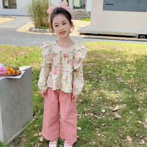 Setelan Baju Anak Perempuan 1-5TH: Pilihan Baju Import dan Celana Panjang Katun