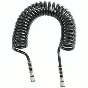 PU Air Hose Spring Pneumatic Hose 1/8 Inch Thread Black Flexible Airbrush Paint Spray Tube For Model Painting Furniture