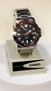 CASIO MENS SILVER MTP VD01D 1E