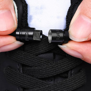 Colorful Capsule Lock Shoelaces Without ties Elastic Laces Sneakers No Tie Shoe laces Kids Adult 0.8cm Flat Shoelace 1Pair/2Pair