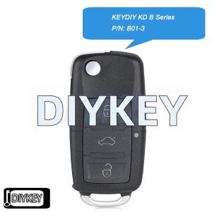 Chìa Khóa Điều Khiển Từ Xa Đa Năng KEYDIY KD B Series Kiểu VW Mã Sản Phẩm B01-3 Tương Thích Với KD900 KD-X2 Mini KD KD-MAX - Cấu Tạo ABS + Kim Loại