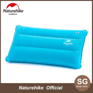 Naturehike Inflatable Travel Pillow Fast Portable PVC Inflatable Pillow Air Pillow Neck Pillow Travel Office Nap Pillow Camping Pillow For Sleeping Gear Camping Accessories NH18F018-Z