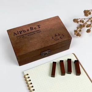 SAMOYED STM-AN70 Stempel / Cap Huruf / Alfabet / Angka / Nomor / Simbol / Vintage Letter / Alphabet / Number / Symbol Stamp Set