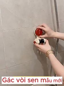 Giá đỡ vòi hoa sen treo vòi hoa sen hút chân không di chuyển dễ gác vòi sen gắn vòi sen