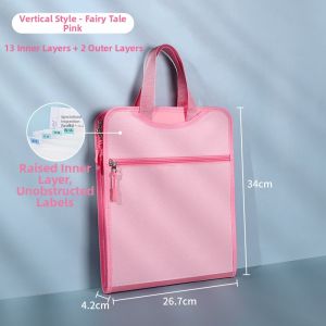 MPRINCE | Waterproof Classification File Bag Transparent Childrens Use