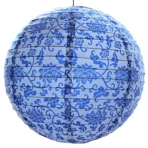 China Paper Lantern Festival Supplies Birthday Wedding Party Decoration decor gift craft DIY Lampion Lantern white blue pink