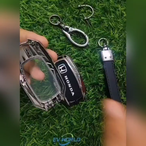 【B297 READY STOCK】 New Honda Zinc Alloy Keychain Cover Luminous Key Chain Cover Zinc Alloy Car Remote Protective Box