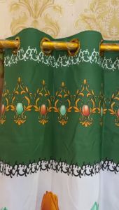 Paket Hemat 4 PCS Gorden Smokring Pendek Jendela Minimalis