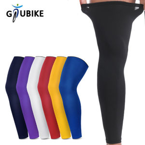 GTUBIKE 1 PCS Sports Knee Support Protector Brace Strap Breathable ANTI-UV Cycling Leg Sleeve Basketball Leg Sleeves Knee Pads