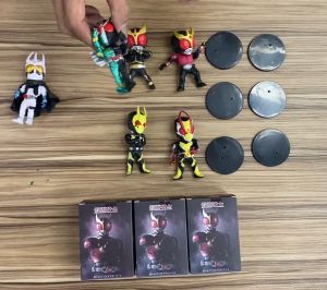 Kamen Rider W Kamen Rider Zero One10cm PVC Mini Action Figure Kamen Rider Kuuga Set Figurines Toy