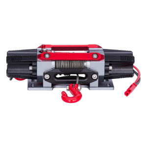 Dual Motor Metal Simulated Winch for 1/8 1/10 RC Crawler Car TRX4 SCX10 Traxxas RC4WD D90 KM2 Redcat YK4082 Upgrade Parts