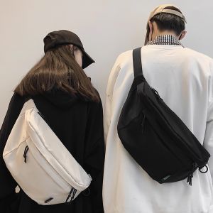 Casual Crossbody Bag Large Capacity Leisure Backpack for Men And Women Single Shoulder Bag Trendy Japanese Brand Student Waist Bag