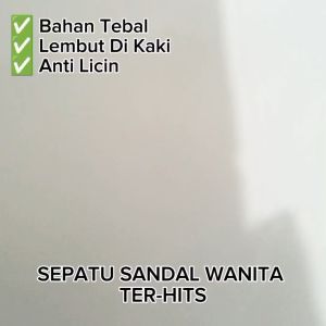 (COD) Sepatu Sandal Wanita Modis Kantor Hitam Porto PRD Jelly Shoes Kerja Karet