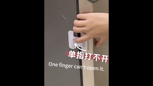 MISCAR สีขาวขาว ล็อคความปลอดภัยของเด็ก ป้องกันการเปิด เอบีเอสเอบีเอส ตัวล็อคตู้เย็น ใช้งานได้จริง หัวเข็มขัดปิด