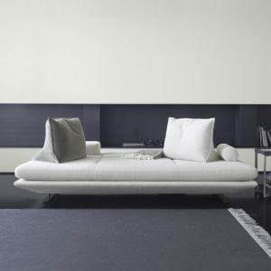 Story New Room Sofa without Armrest Faux Leather Sofa Bed Small Apartment Scandinavian Modern Minimalist Study and Bedroom Chaise Longue