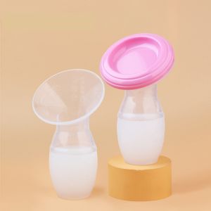 Breastfeeding Suction Bottle Portable Silicone Manual Breast Pump Breastmilk Storer