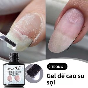 Gel Nền Phục Hồi Sợi 10ml Dành Cho Móng Mỏng Hư Tổn Gel Làm Móng Nghệ Thuật Tẩy Được Dụng Cụ Làm Mờ Sơn Gel Cho Tiệm Làm Đẹp Móng