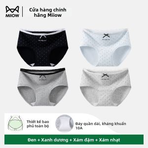 MiiOW | Quần Lót Không Dấu Vết Thông Khí Chống Khuẩn Với Đệm Bông