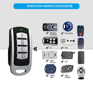Universal Multifrequency Garage Remote Electronic Gate Control 280-868MHZ 4 in 1 Gate Key Fob Command Hand Transmitter
