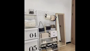 4LAYER Multifunctional Shoe Rack Organizer Coat Rack Floor Shoes Organizer Storage Rack Hat Rack