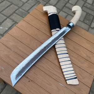 Golok banten 40 cm asli baja dijamin kuat super tangguh golok berkebun tebang bambu