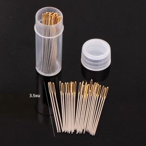 30 Pcs CROSS Stitch เข็มทองเข็ม BLUNT หัวเข็มเครื่องมือผสมแพ็ค 10 แต่ละขนาดเล็กขนาดกลางและขนาดใหญ่