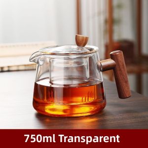 Home Glass Tea Set Filtering Teapot