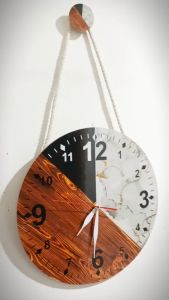 JAM DINDING GANTUNG KAYU AESTHETIC  SWEEP MOVEMENT SERIES  Jam Dinding Minimalis AESTHETIC ART