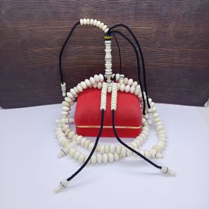 tasbih tijani tulang kerbau full benang rajut A545