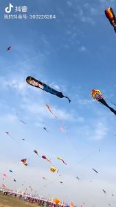 Colorful kite rainbow cartoon kite for adults and children 彩条风筝彩虹卡通成人儿童风筝