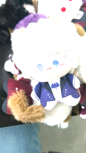 Love And Deepspace Plushie Keychain Sylus Rafayel Zayne Xavier Furry Tail Plush Toy Bag Pendant