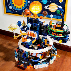 JIAAI | Rotating Solar System 3D Educational Building Blocks Children Toy