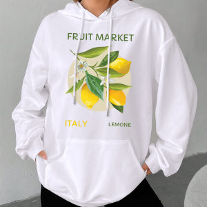 Fruit Market Italy Lemone Print Iron-on Transfers for Clothing Fusible Clothing Patches Thermo-Stickers for Children DIY Sewing