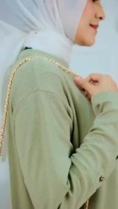 Rosalina Abaya Knit - Gamis Jumbo Muslim Panjang