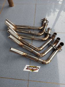 Leher Knalpot Standar Racing Full stainles Cacing Vario Beat fi Mio inlet 28-32mm