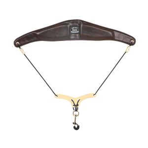 IRIN | Dây Đeo Cổ Kèn Saxophone Có Khóa Vàng - Dây Đeo Thoải Mái Bằng Da PU Thoáng Khí Có Thể Điều Chỉnh Chống Trượt Cho Tất Cả Các Loại Kèn Saxophone