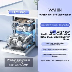 WAHIN | Large Capacity Dishwasher 17 Place Setting