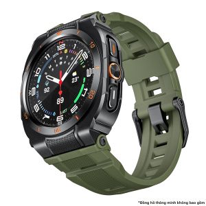 Vòng Đeo Tay Thể Thao Bằng Silicon Samsung Galaxy Watch Ultra 2025 Dây Đeo Kim Loại 47mm Tương Thích Với Phụ Kiện Galaxy Watch 7 8