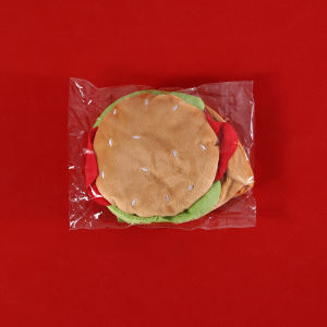 Cute Pet Burger French Fries Cartoon Hat Cat Teddy Bichon Photography Headwear Warm Universal Pet Supplies Accessories