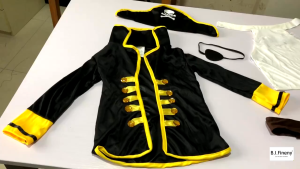 BOXING VM Halloween cosplay Pirate King Costume Boy the Caribbean CaptainJack Pirate Clothing the Caribbean CaptainCarnival Birthday