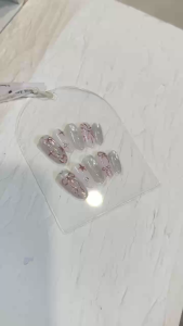 Nail box tự thiết kế cao cấp Set 10 thủ công vẽ Handmade mới nhất Nail By Moon Mẫu A102