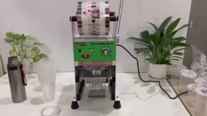 Máy Dập Cốc YILI B9 Máy Ép Miệng Ly Nhựa Thủ Công Máy Dập Nắp Cốc Trà Sữa Bảo Hành 12 Tháng