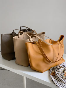 Cenge Normcore High Quality First Layer Cowhide Commuter Tote Shoulder Bag Shopping Bag Genuine Leather Large Capacity Satchel