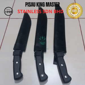 Pisau Serbaguna KING MASTER STAINLESS Anti karat Original Malaysia siap Pakai
