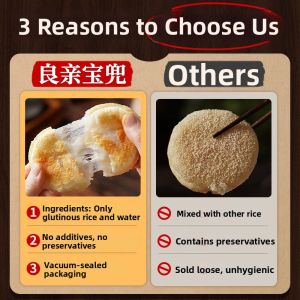 Glutinous Rice Mochi Pure Handmade With Red Bean Flour & Jaggery Rice Cake