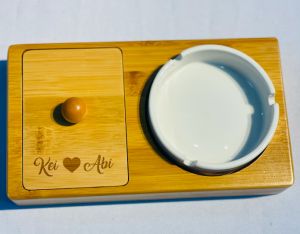 Personalized Ash Tray Gift for Smokers Desk Tray Smoking Ash Tray Engrave Christmas Dad Gift Men