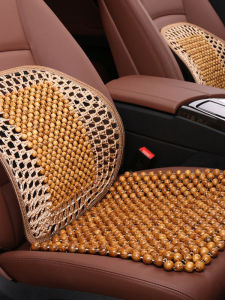 Ghế Xe Hơi Mát Mẻ Mùa Hè Có Đệm Lưng Bằng Hạt Gỗ Ghế Văn Phòng Đệm Lưng Ghế Massage Đệm Lưng Thoải Mái Ghế Xe Hơi